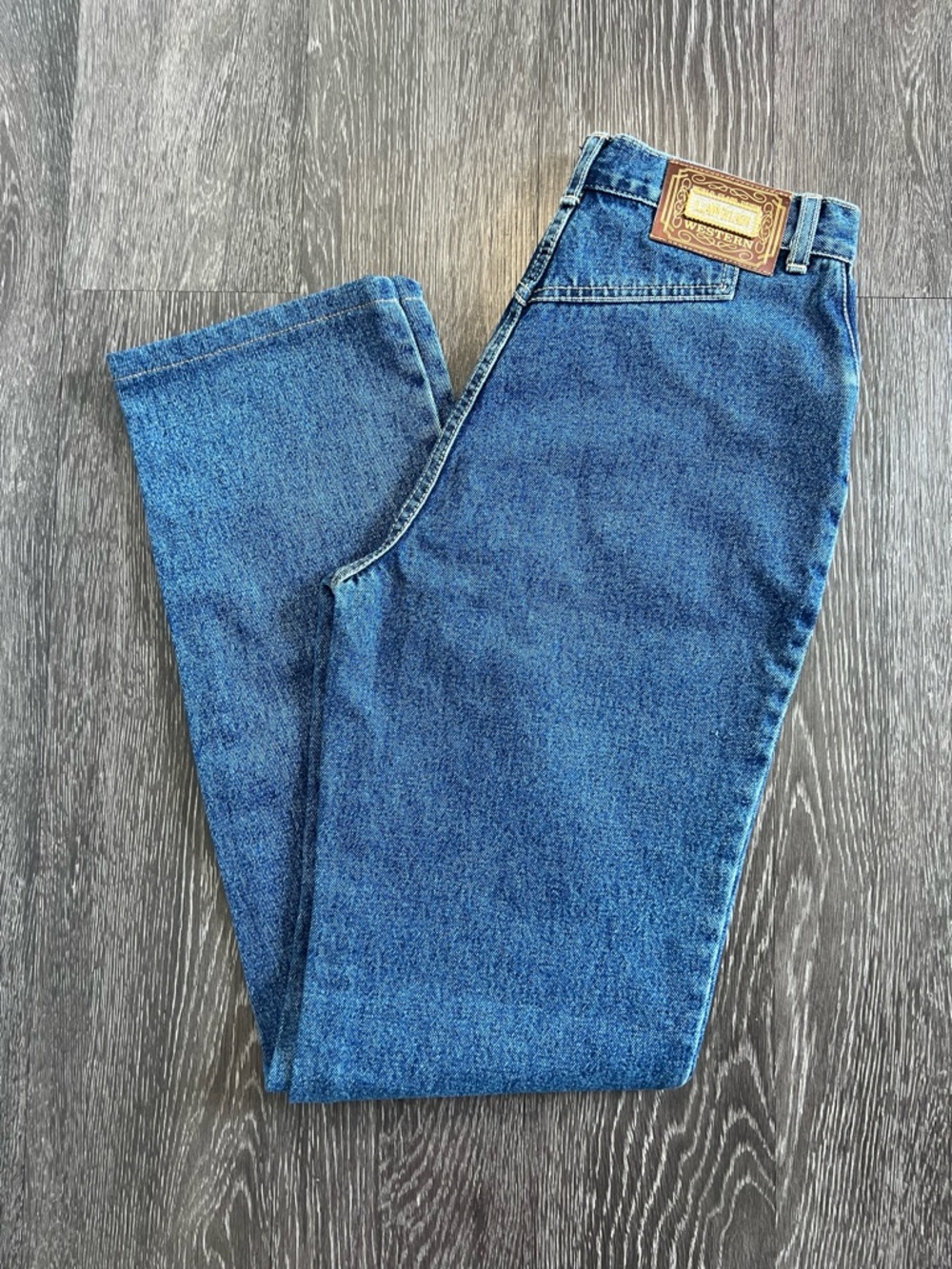 VTG Lawman Bareback Double-Button Western Rodeo High-Rise Jeans